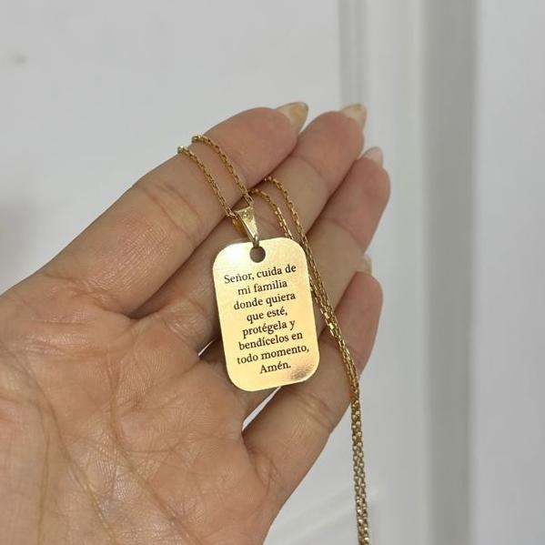 Dije Placa Personalizada