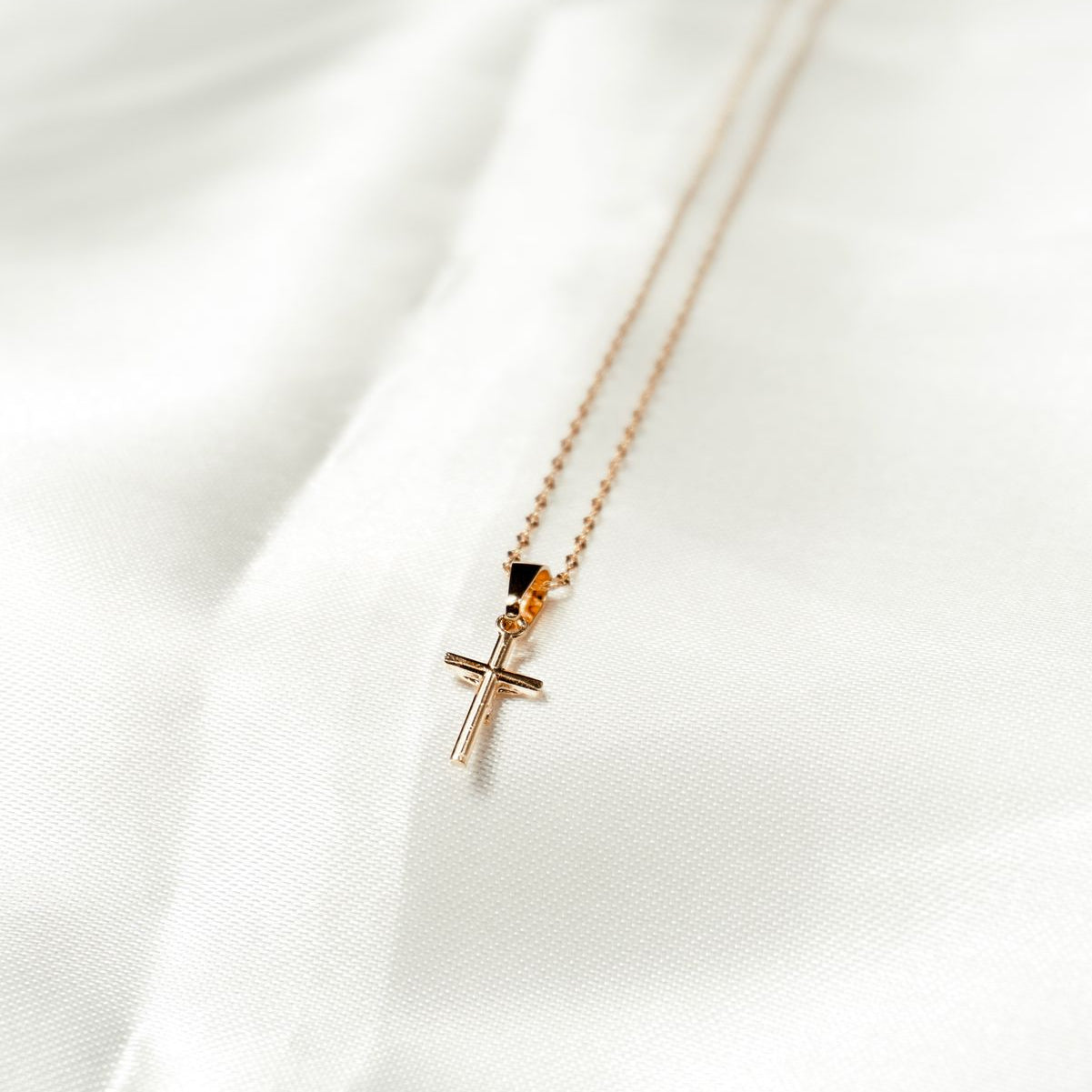 Cadena Con Dije Cruz Cristo
