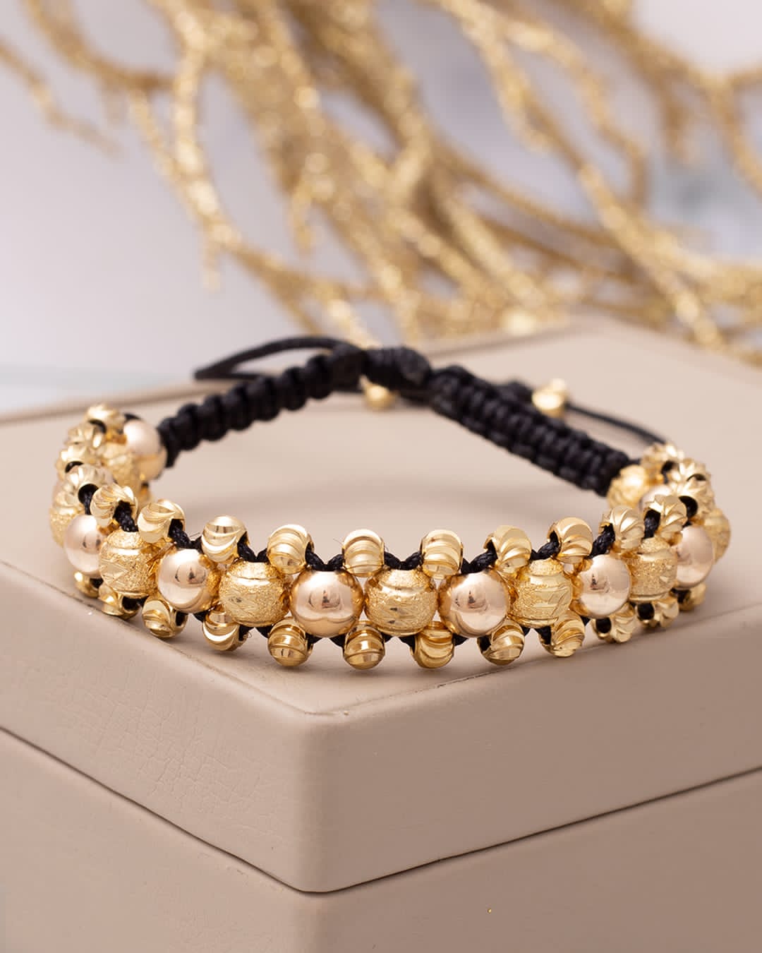 Pulsera Balín Diamantado E Italiano