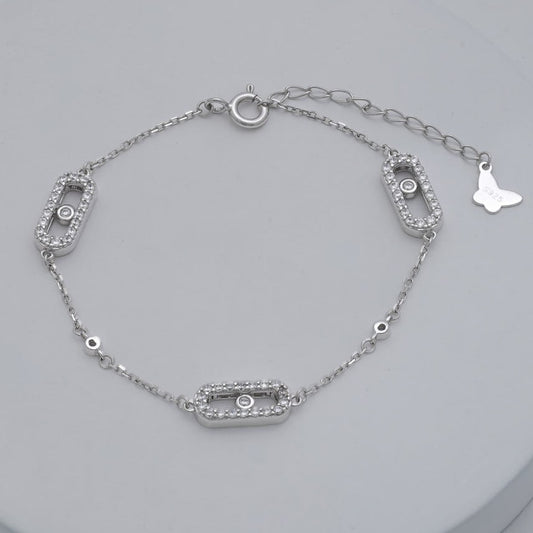 Pulsera messika plata 925 sin contra marcar