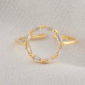 Anillo Circulo Piedras