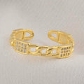 Anillo Cubano Unisex