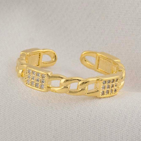 Anillo Cubano Unisex