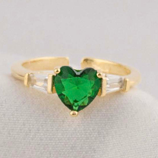 Anillo Piedra Corazon