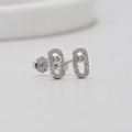 Aretes pequeñas messika plata 925 sin contra marcar