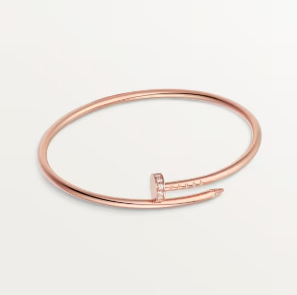 Pulsera Clavo Oro Rosa