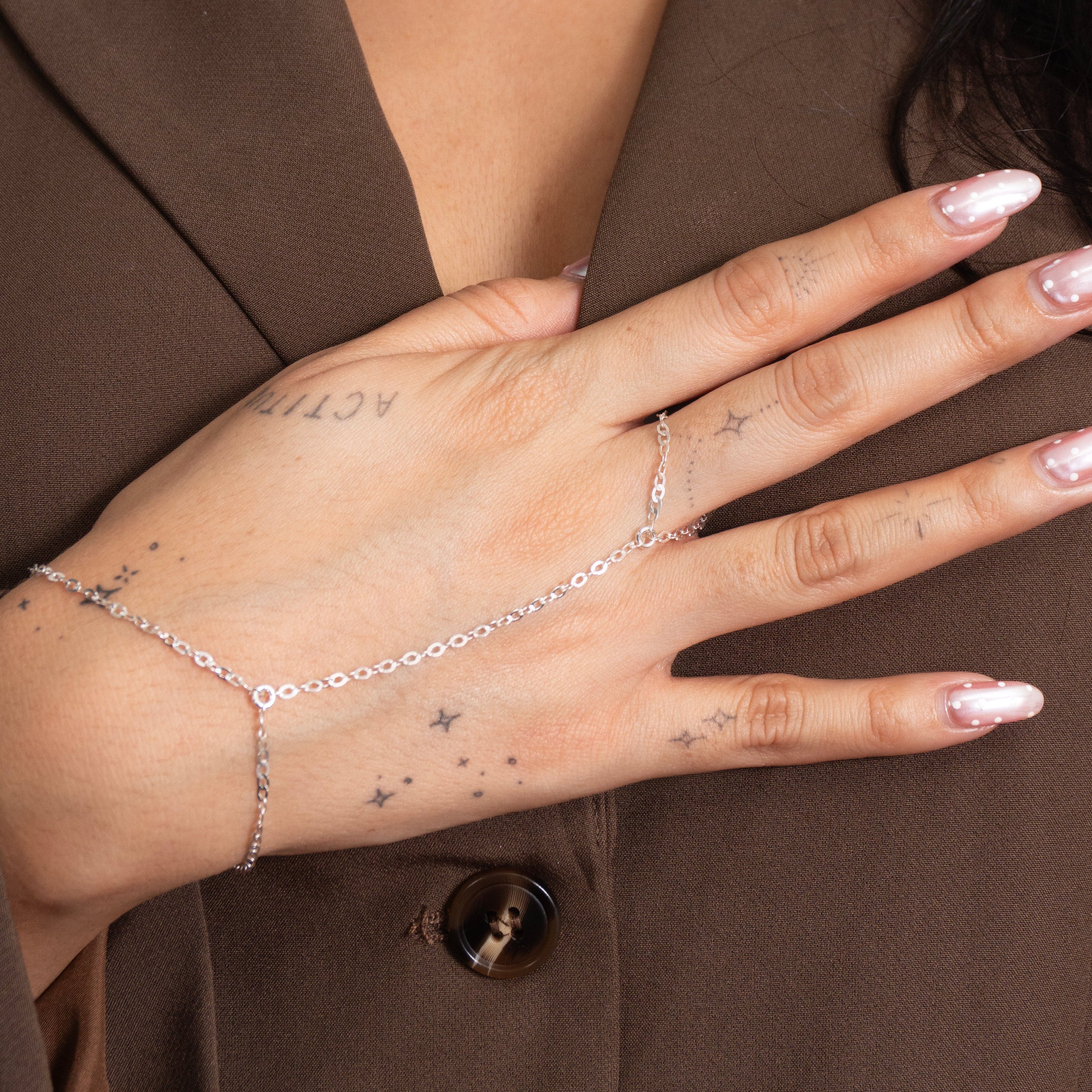 Hand Chain en Plata 925