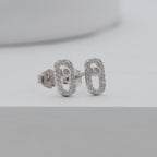Aretes pequeñas messika plata 925 sin contra marcar
