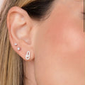 Aretes pequeñas messika plata 925 sin contra marcar (copia)