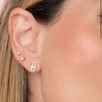 Aretes pequeñas messika plata 925 sin contra marcar (copia)
