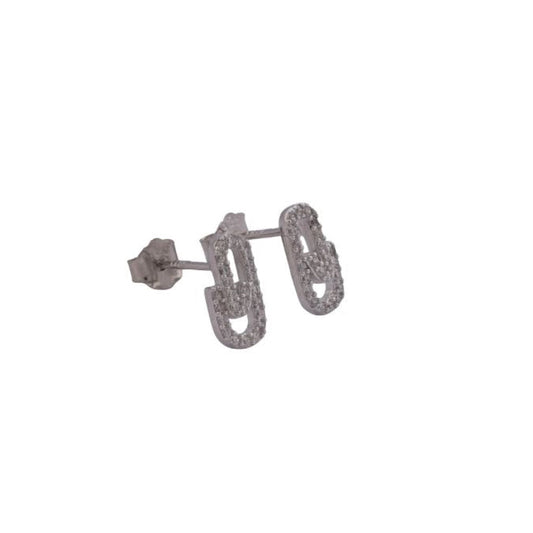 Aretes pequeñas messika plata 925 sin contra marcar (copia)