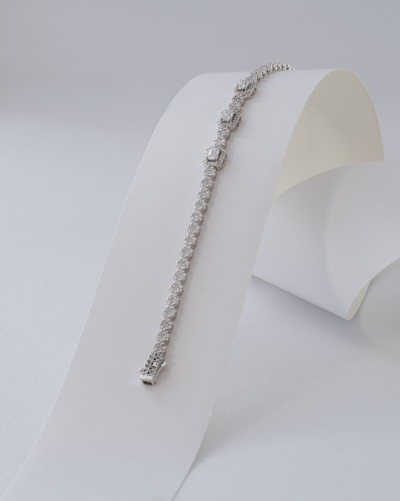 Pulsera Deluxe Crystal Piedra Moissanita