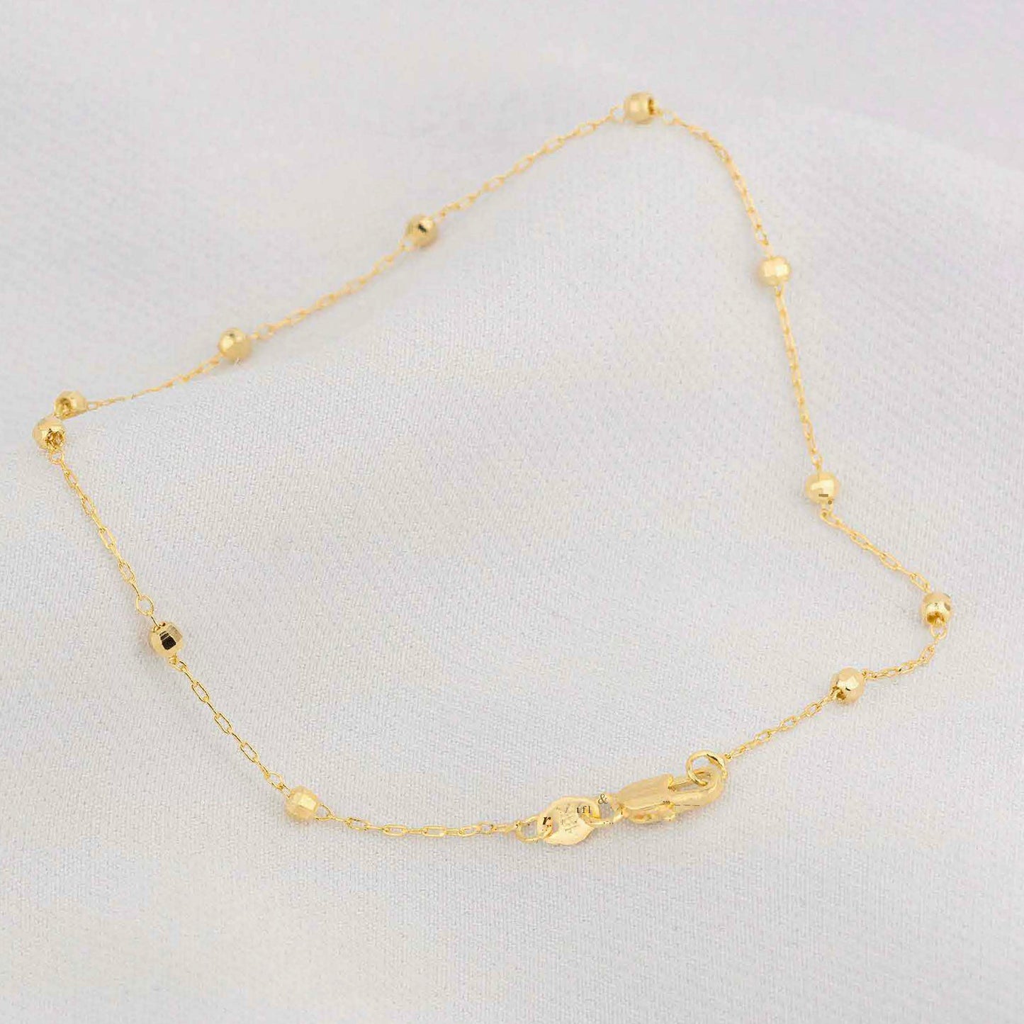 Tobillera Con Balin Diamantado