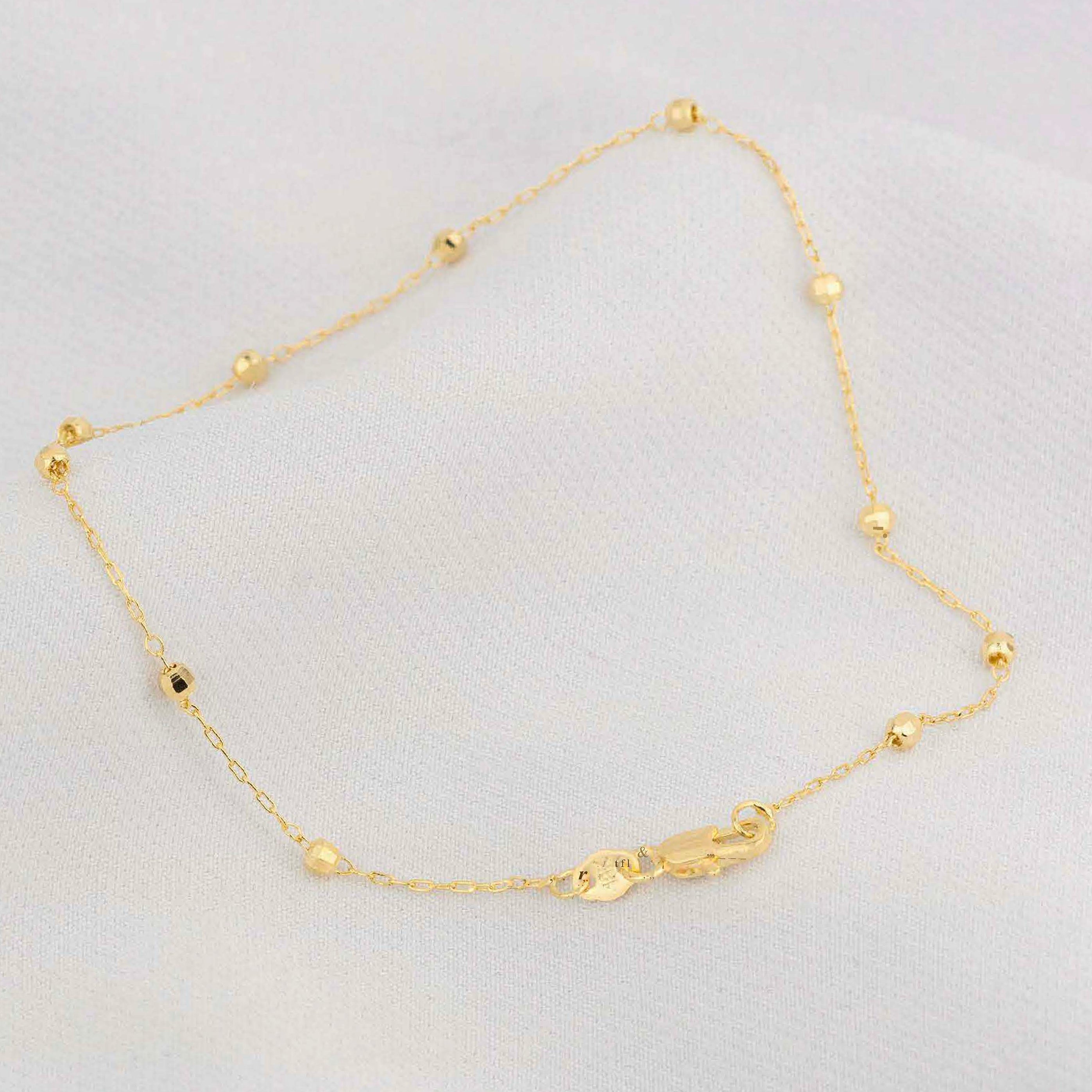 Tobillera Con Balin Diamantado