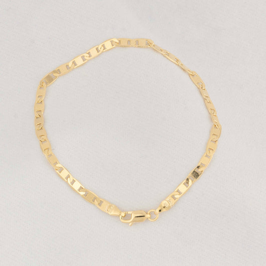 Pulsera Escalera 4mm 20cm