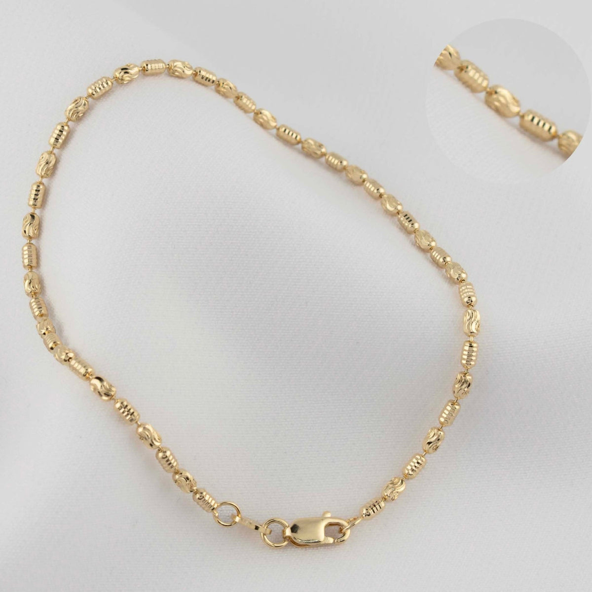Pulsera Balin Cilindrico 21cm