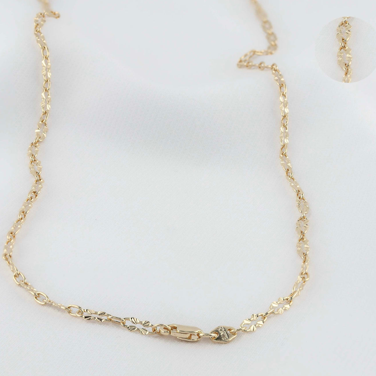 Cadena Crispeta Diamantada 60cm