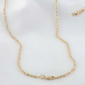 Cadena Ovalada Diamantada 60cm