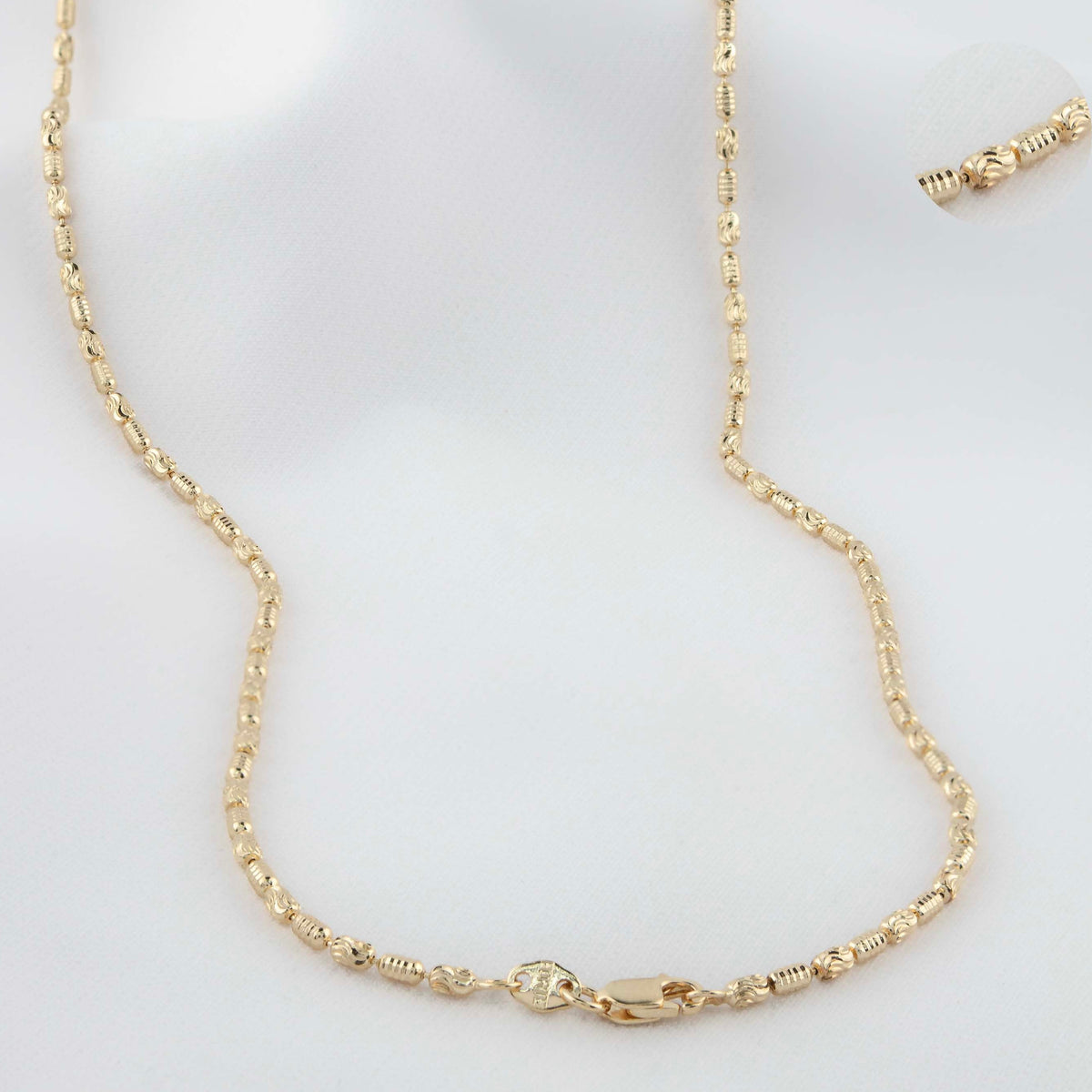 Cadena Ovalada Diamantada 60cm