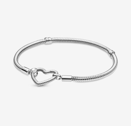 Pandora Moments Bracelet with Heart Clasp