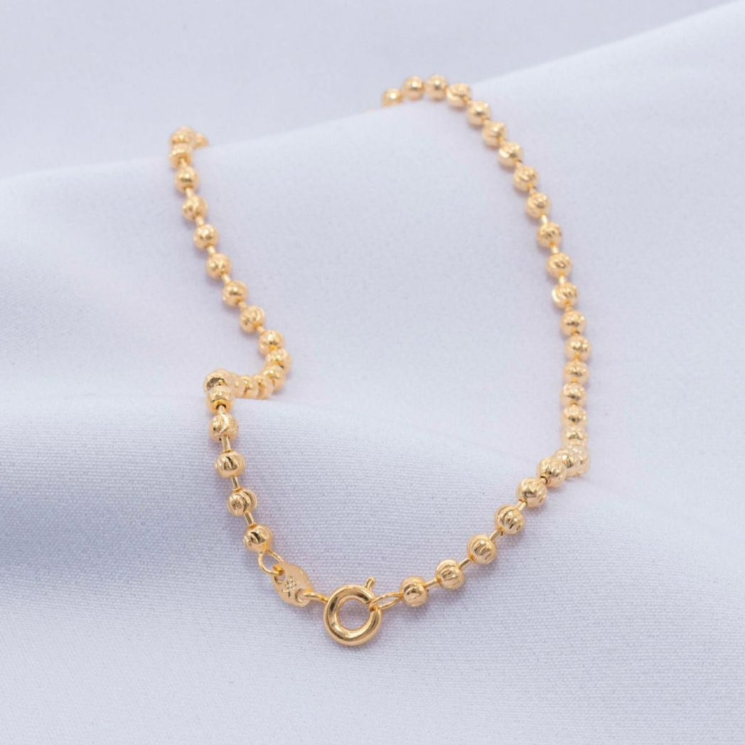 Diamond military anklet 2.5mm 24cm