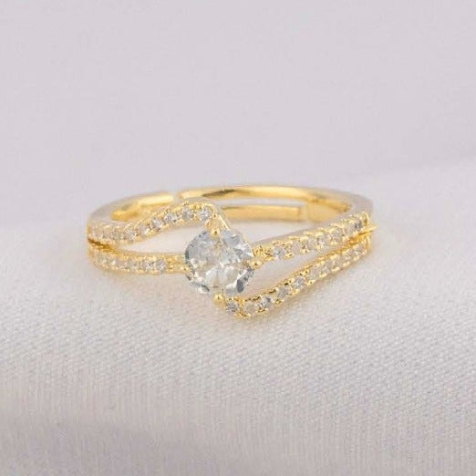 Anillo Compromiso Circon