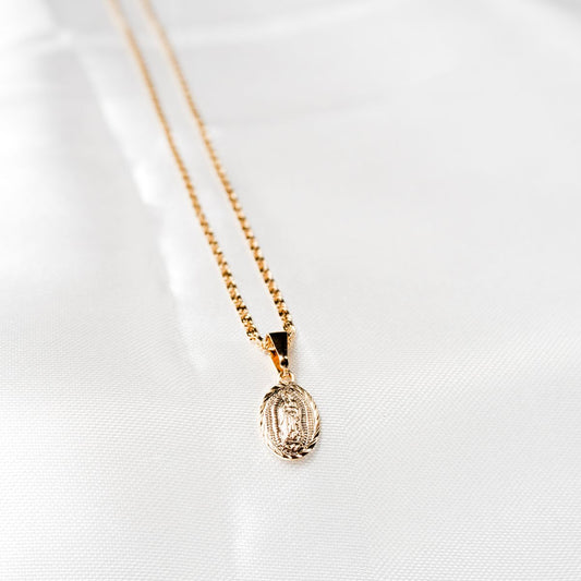 Cadena Con Virgen Guadalupe