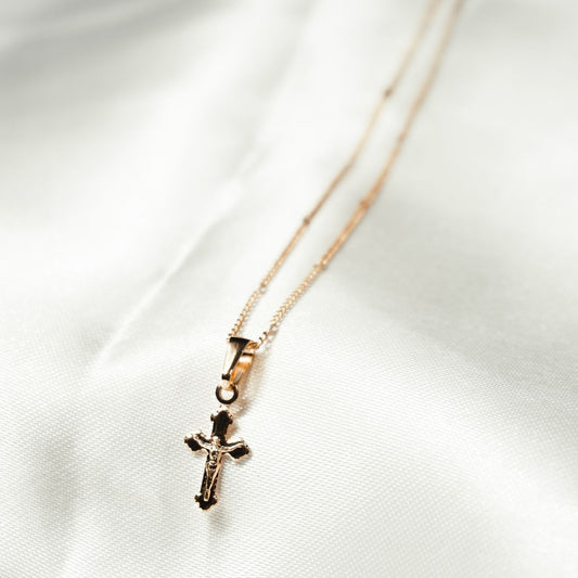 Cadena Con Dije Cruz Cristo
