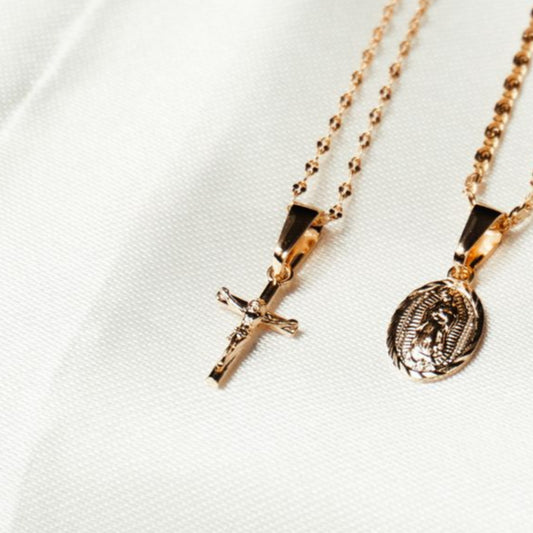 Cadena Con Dije Cruz Cristo