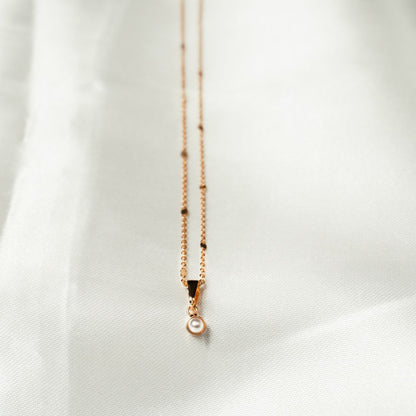 Cadena Con Dije Perla