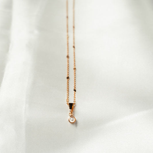 Cadena Con Dije Perla