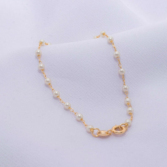 3mm pearl bracelet 18cm