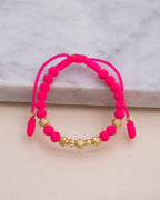 Pulsera Neopreno Balín Italiano Y Diamantado