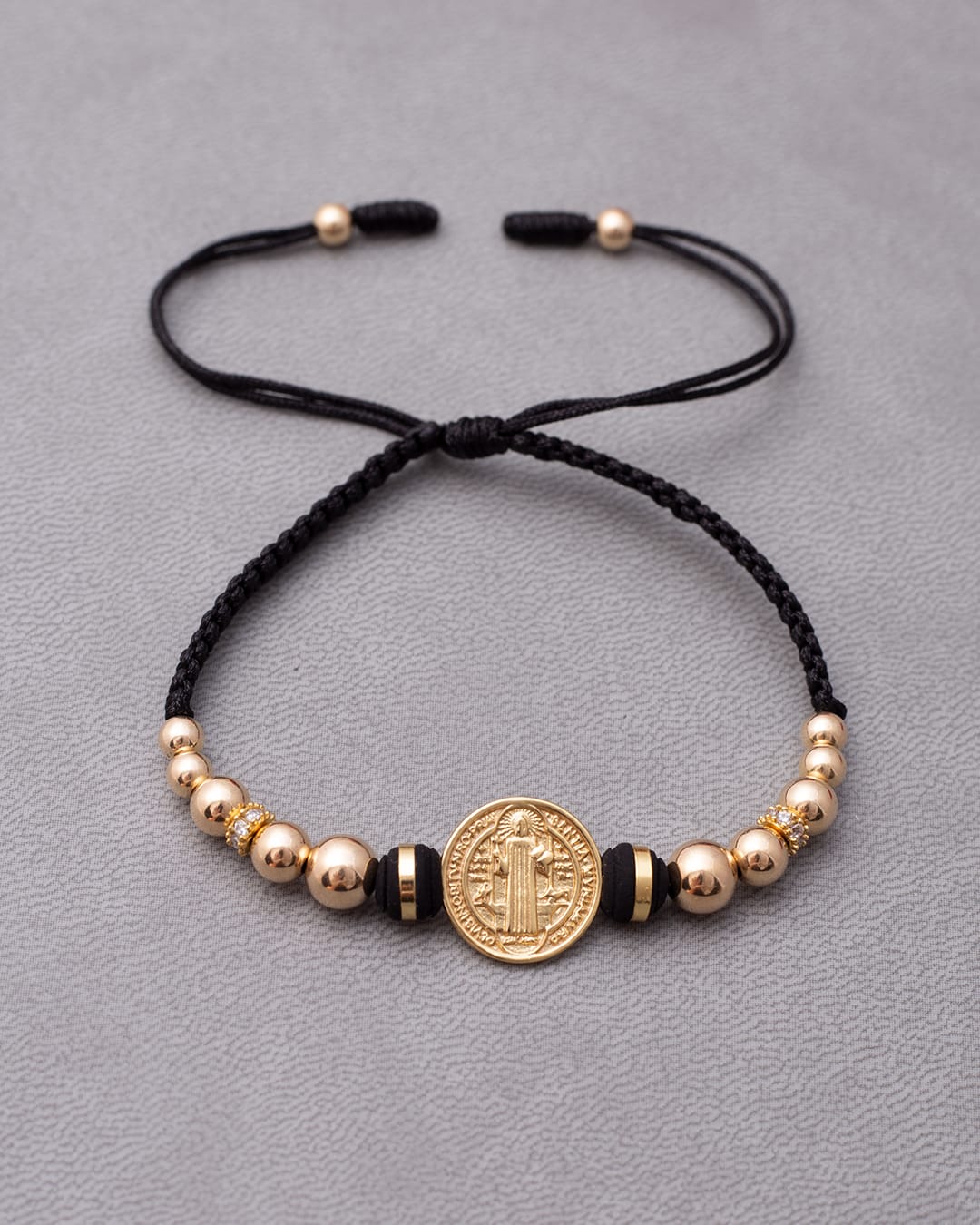 Bracelet with Saint Benedict charm